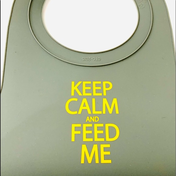 Chewbeads Silicon Bib With Crumb Catcher Gray GC - Picture 2 of 7